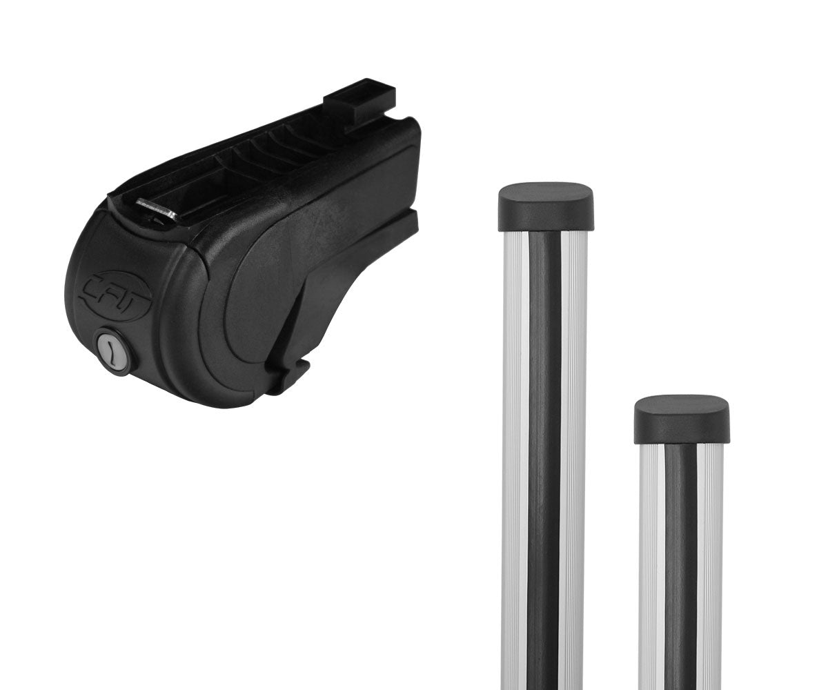 KIT Open Rails | KIT + Totus AL for VOLVO V70 II SW (00>07) Rail aperti / Open rails