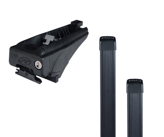 KIT Totus | Integrated Rails | KIT + CUBE per CHEVROLET / DAEWOO Captiva SUV (06>15) Rail aperti / Open rails